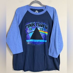 Pink Floyd Graphic Tee Liquid Blue tag XL